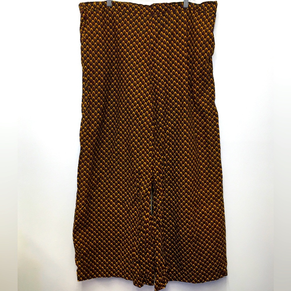 CEE CEE’s Closet Wide Leg Crop Pants 3X Black Relaxed Fit Casual Vacation